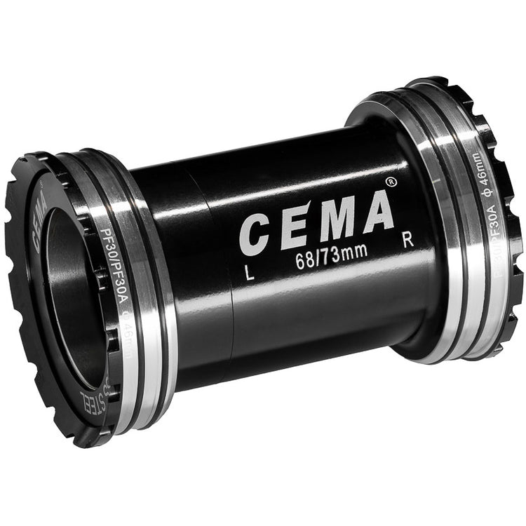 CEMA BRACKETAS PF30 Interlock BB30 PF30-Ceramic-Zwart