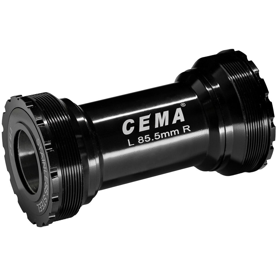 CEMA Soporte eje T47 TREK Shimano-RVS-Negro