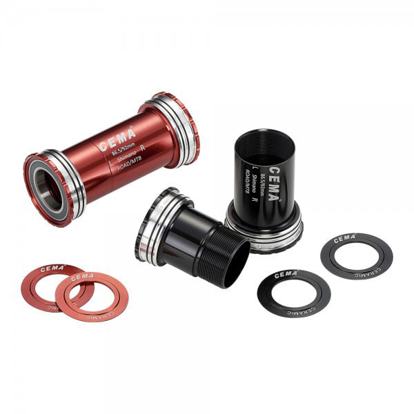 CEMA BRACKETAS BB89 Interlock Sram GXP-Keramic-Zwart