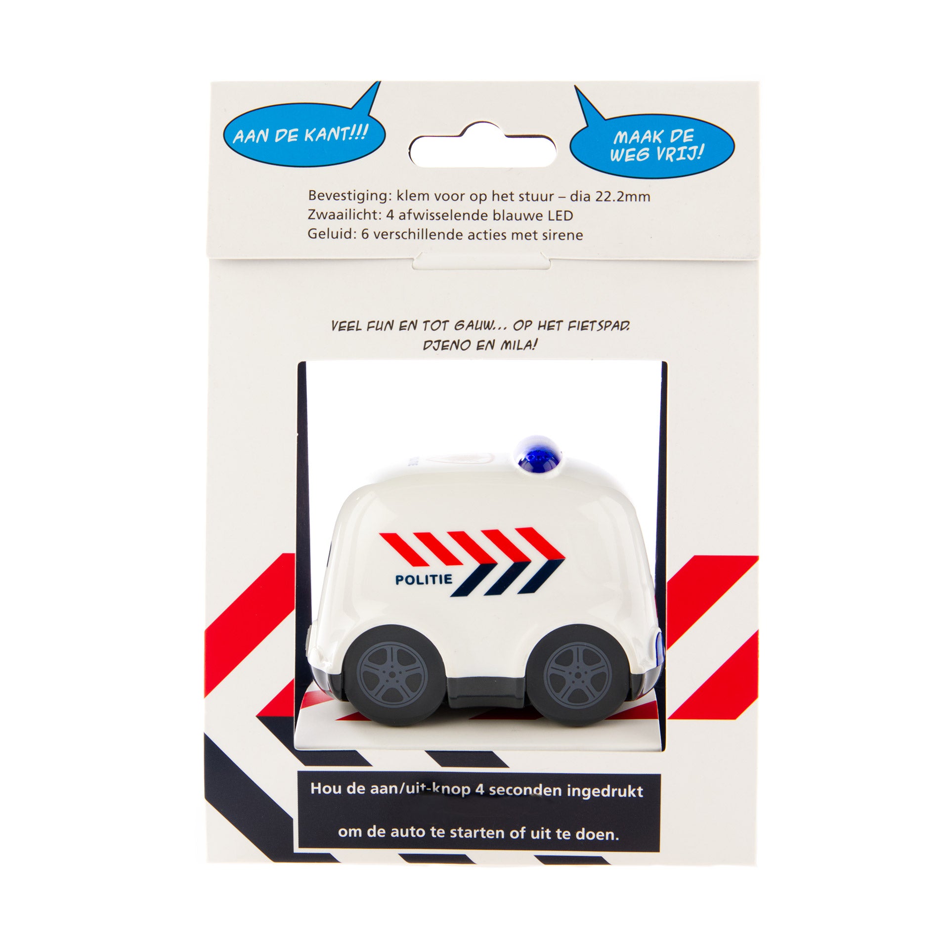 Corno pexkids polizia auto finn