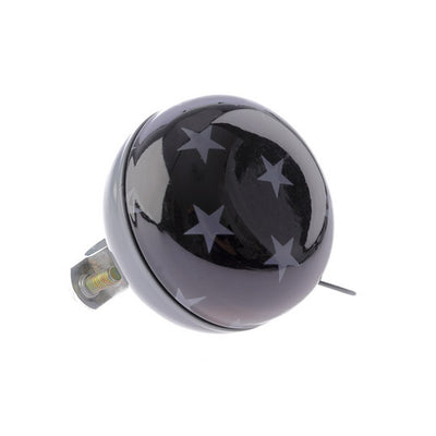 Nv ding dong bel 60mm stars zwart met sterren kaart