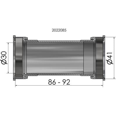 Elvedes Bottom Bracket Pressfit BB86 92 41mm for 30mm