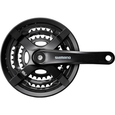 Shimano Crankkel Tourney CG Triple 28-38-48 175 mm ZW. -4 mm