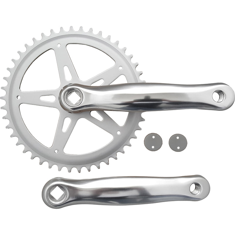 Crank Set de cadena CL013 46T 170 mm 3 32 Plata
