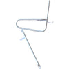 Carrera delantero suave de 25 cm de perno de corona blanca