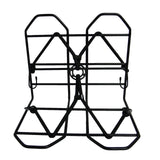 bagagerekje 28 x 25 cm zwart met spin - afbeelding 1