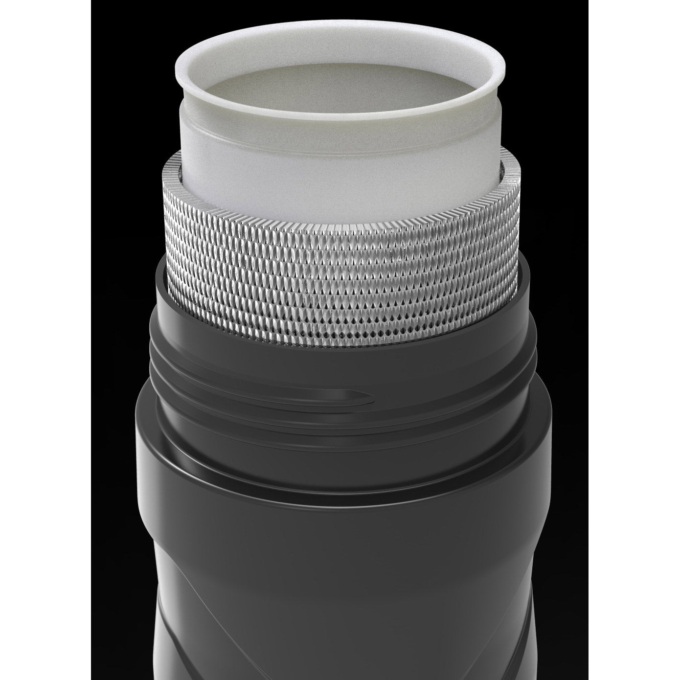 Polisport Bidon Thermal T500 Polypropylene 500 ml black gray
