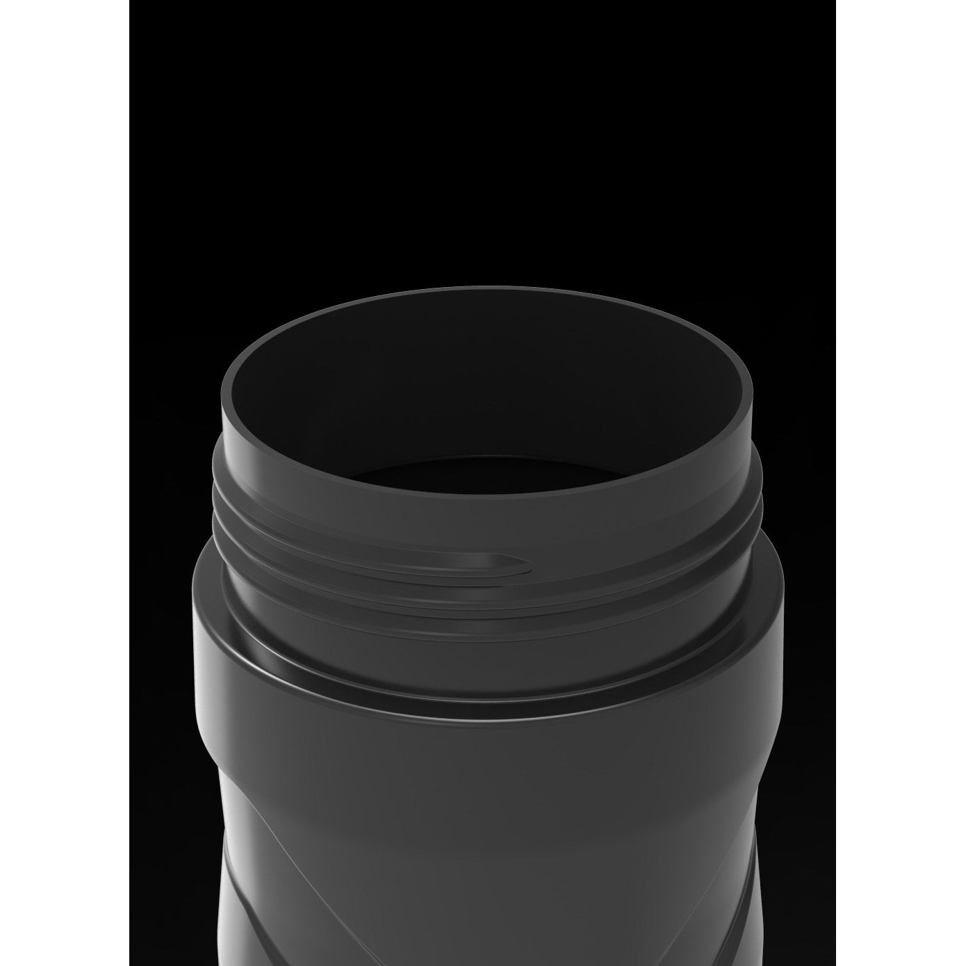 Polisport Bidon Thermal T500 Polypropylene 500 ml black gray