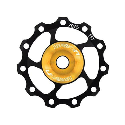 SunRace Derailleurwieltje 11T SP860-HC Alloy Gold