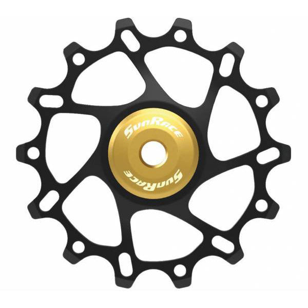 Derailleurwiel 14t Gold de aleación