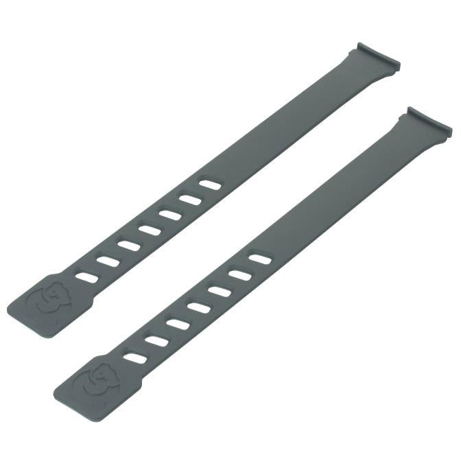Conjunto de correas de pie gris antracita