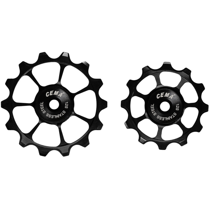 Cema Deraaleur Swies Acero inoxidable 12V Negro