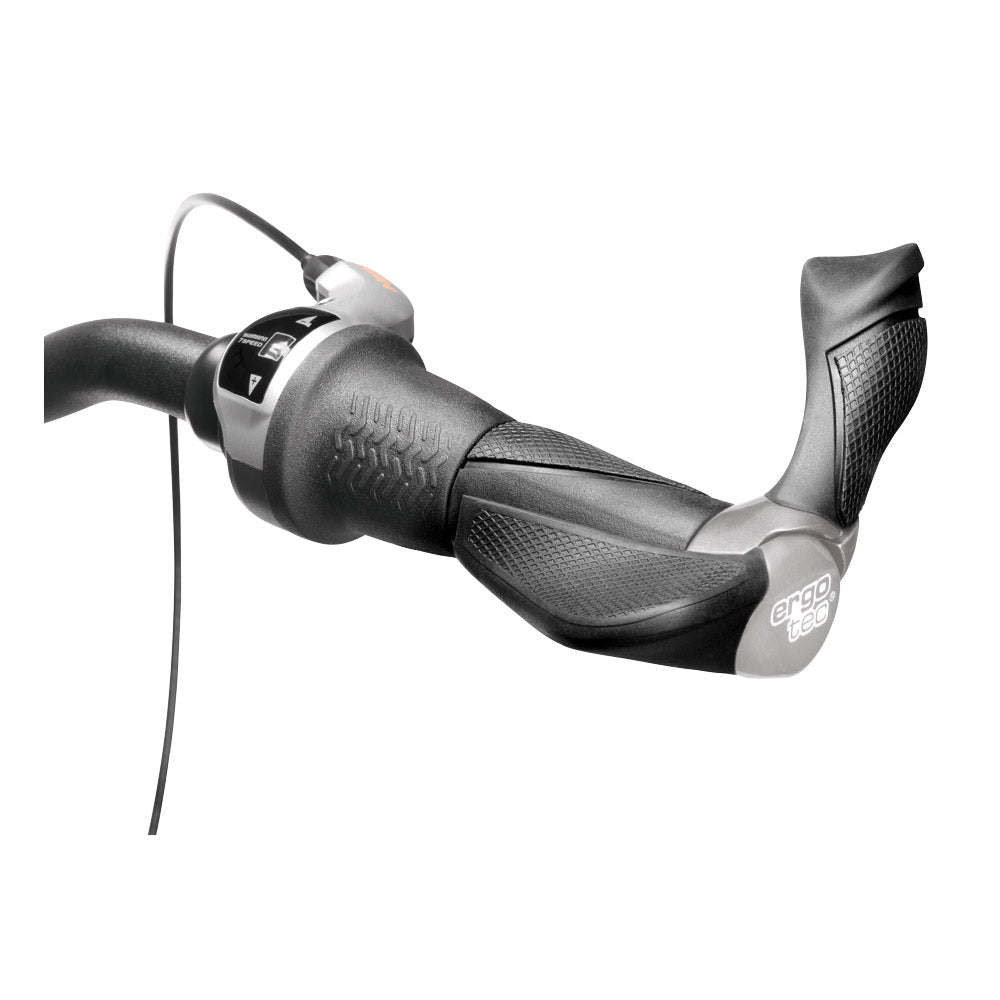 Primer pareja de mango MF2 Kraton Aluminium 130 + 87 mm Negro