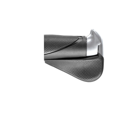 Manico in bicicletta con manico ergonomico, 130 mm 87 mm, materiale kraton, nero