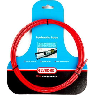 Elvedes de tubería hidráulica con revestimiento PTFE y protección de Kevlar - rojo (3 metros en el mapa)