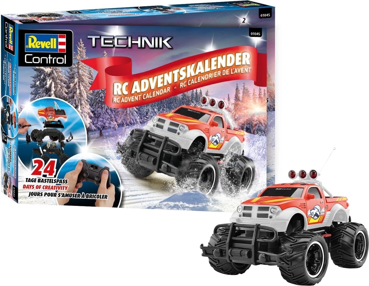 Calendario de adviento rc truck revell: escala 1:20 (01045)