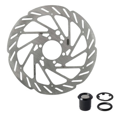 Elvedes remschijf rvs 6-bouts 160mm met sensor magneet