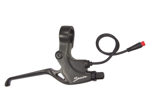 Saccon Remphelle Set per e-bike con interruzione di interruzione del freno magnetico. argento nero