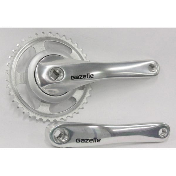 Guarnitura Linea 38T alluminio acciaio argento