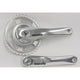 Guarnitura Linea 38T alluminio acciaio argento