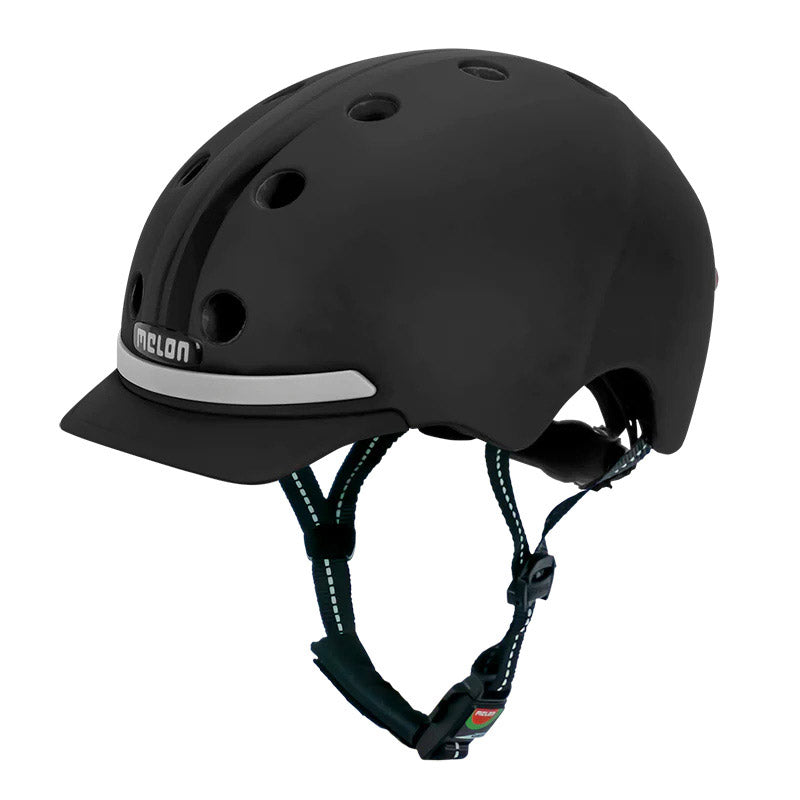 Casco de melón con iluminación E-Series ELE NEGRA ICE XL-XXL