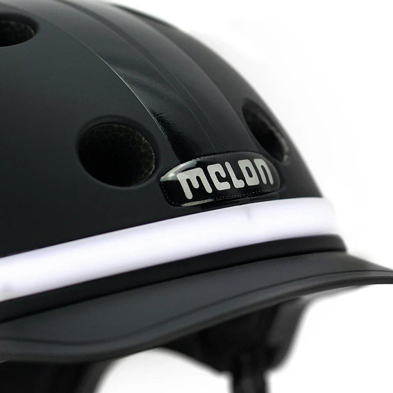 Casco de melón con iluminación E-Series ELE NEGRA ICE XL-XXL