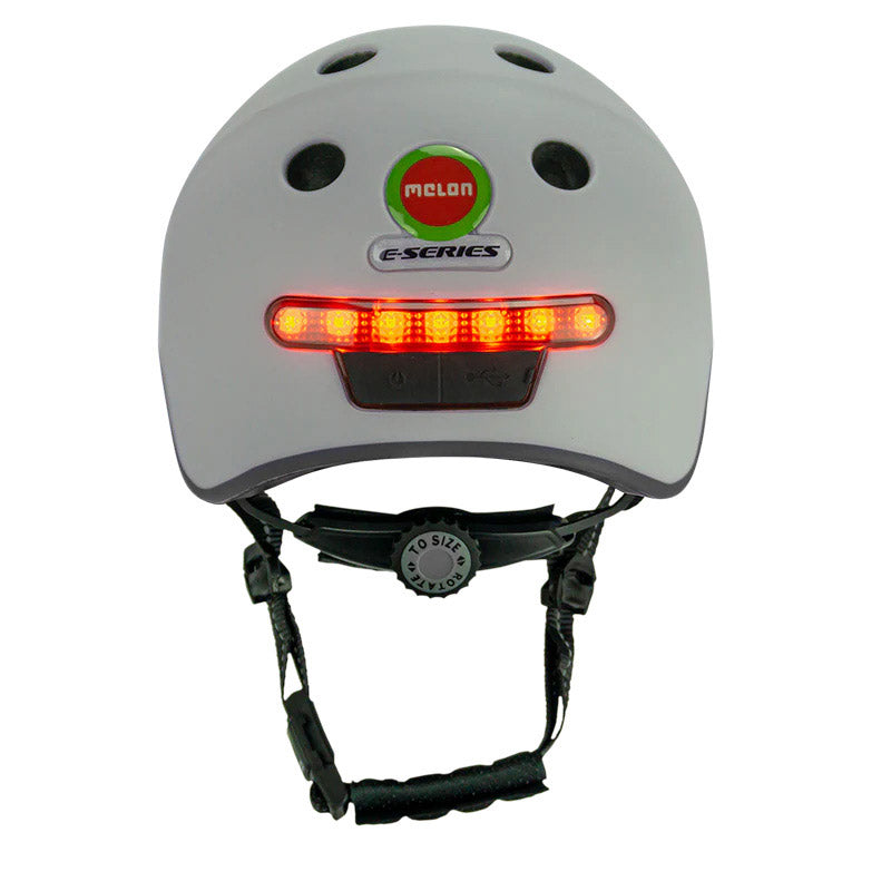 Casco melone con illuminazione Serie E Metropolis XL-XXL