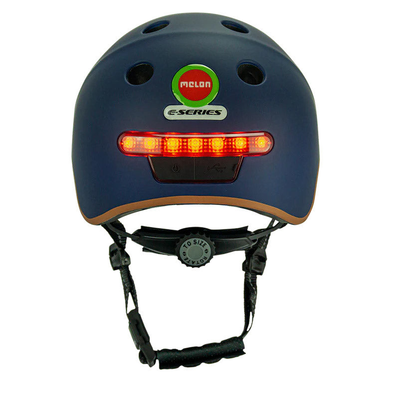 Helmet Melon con illuminazione Serie E cielo Terra M-L