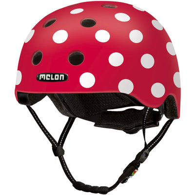 Melon Helm Urban Active Dotty White M-L