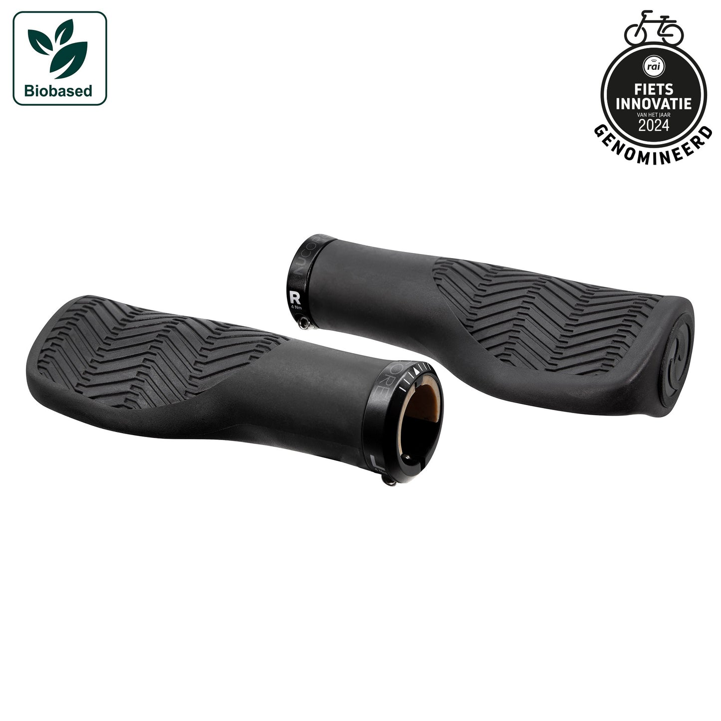 Herrmans handvatset nucore town wave 130 130mm zwart