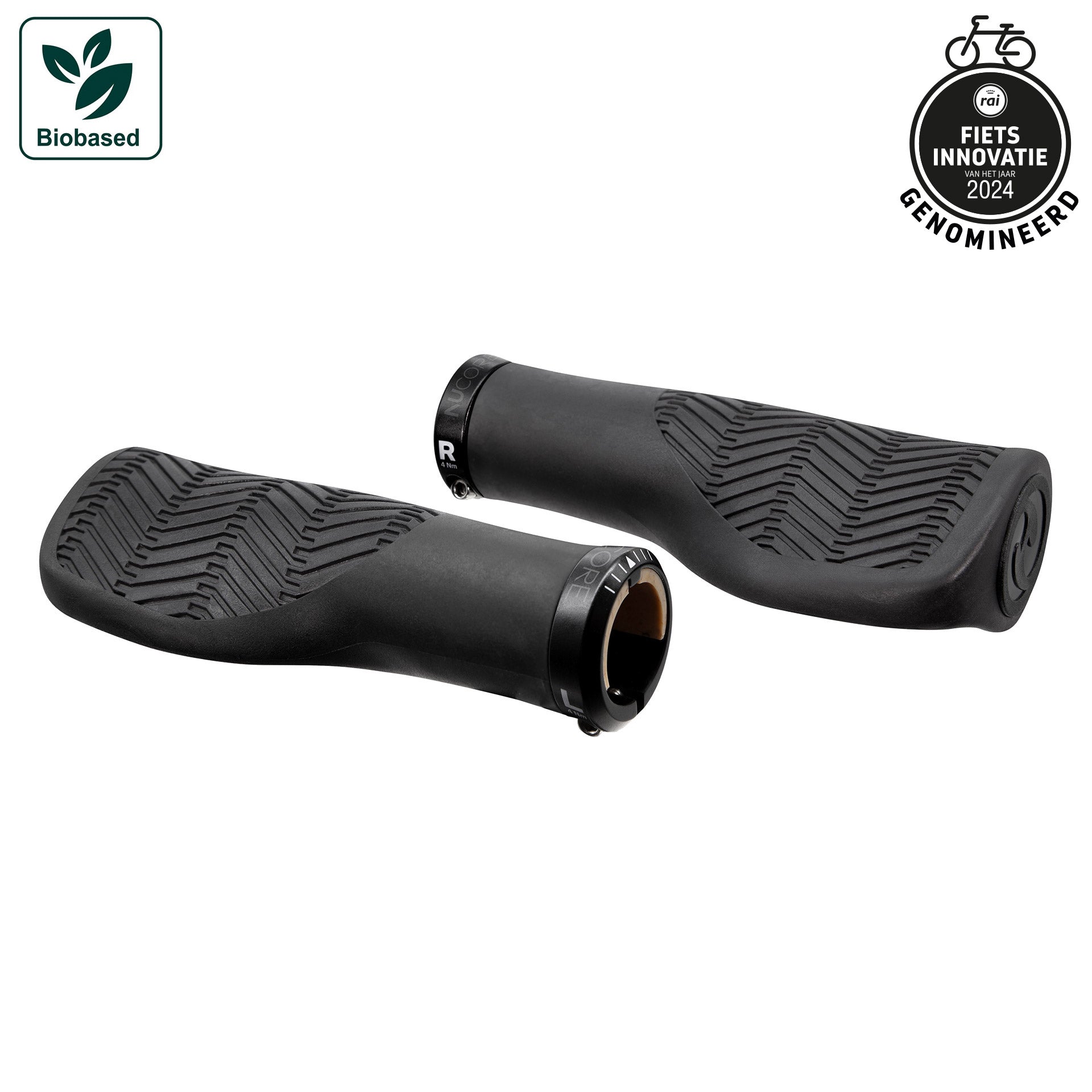 Herrmans handvatset nucore town wave 130 130mm zwart