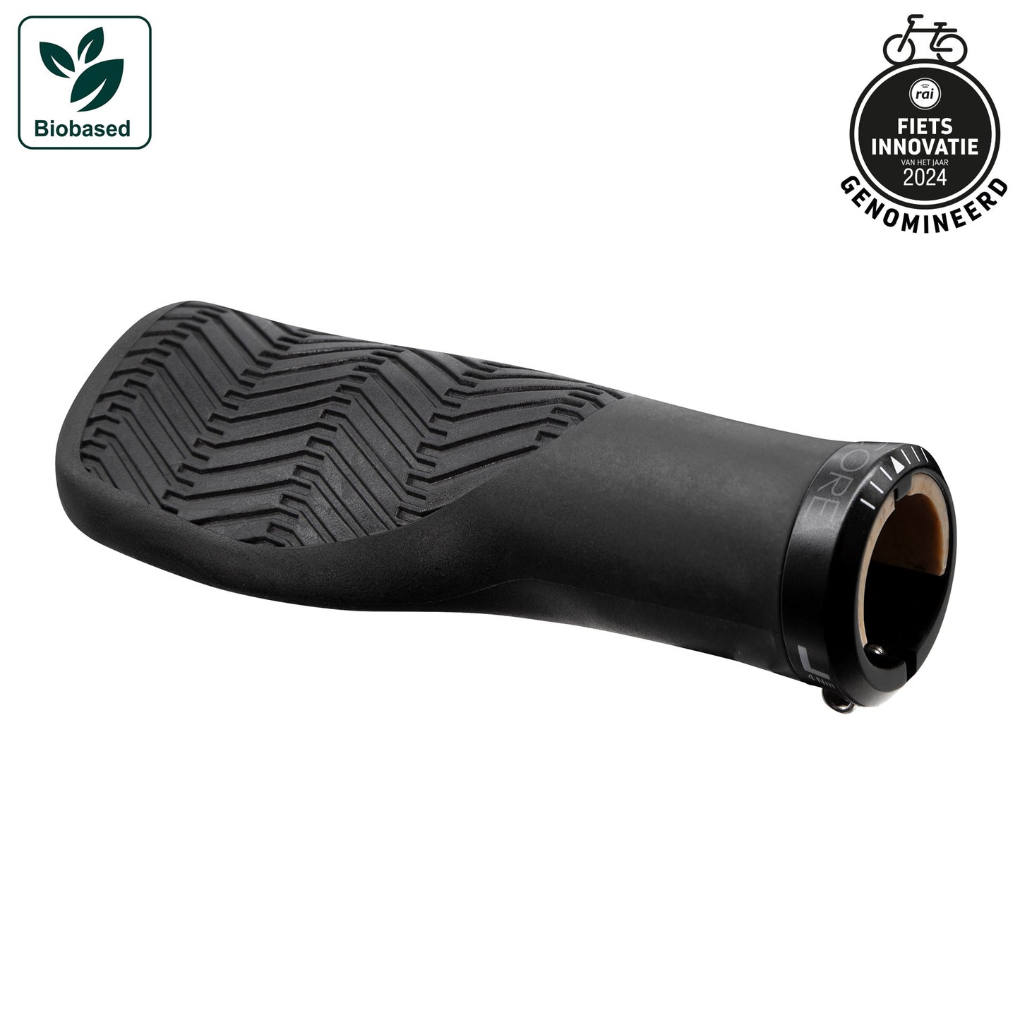 Herrmans handvatset nucore town wave 130 130mm zwart