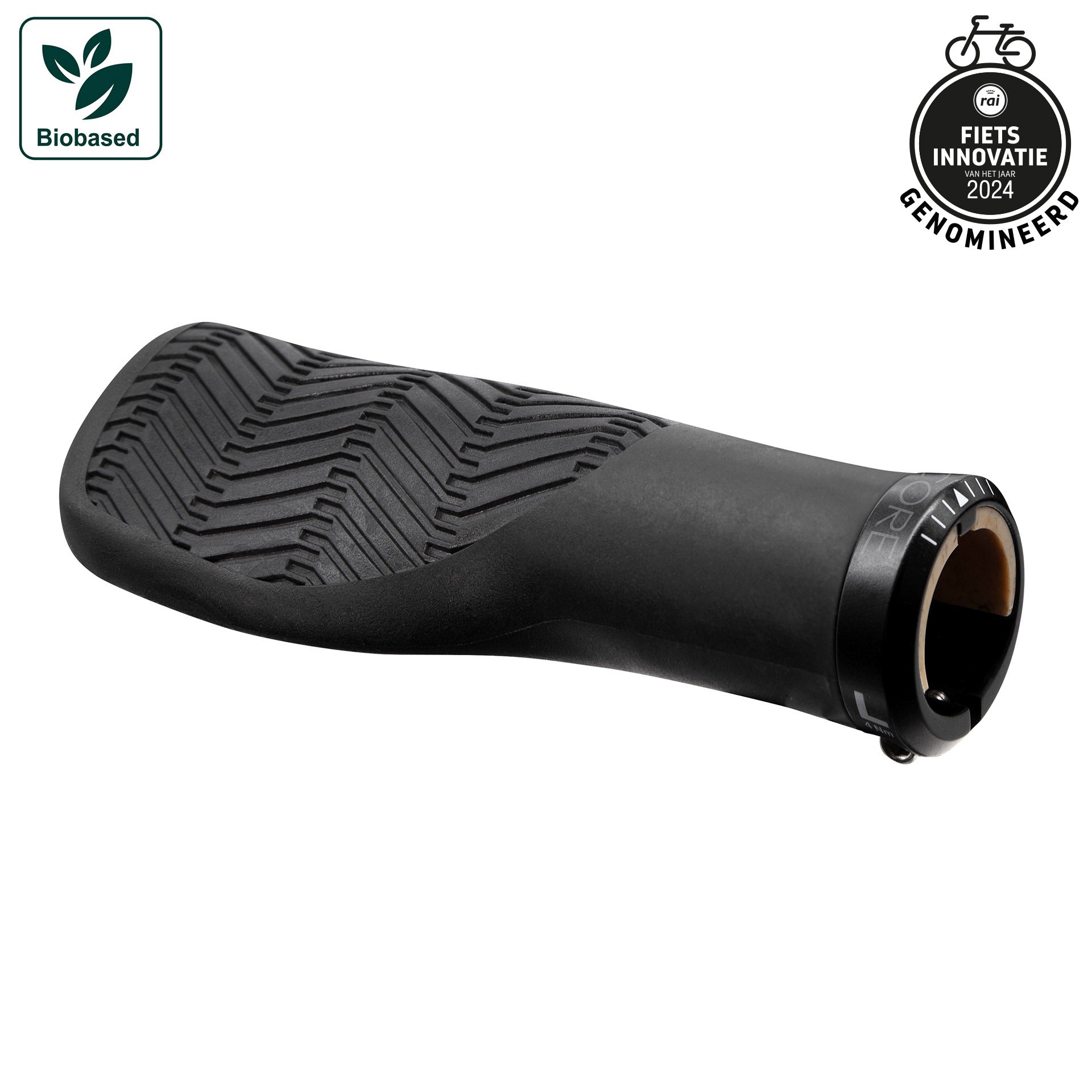 Herrmans handvatset nucore town wave 130 130mm zwart