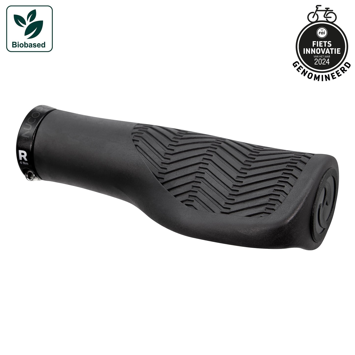 Herrmans handvatset nucore town wave 130 130mm zwart
