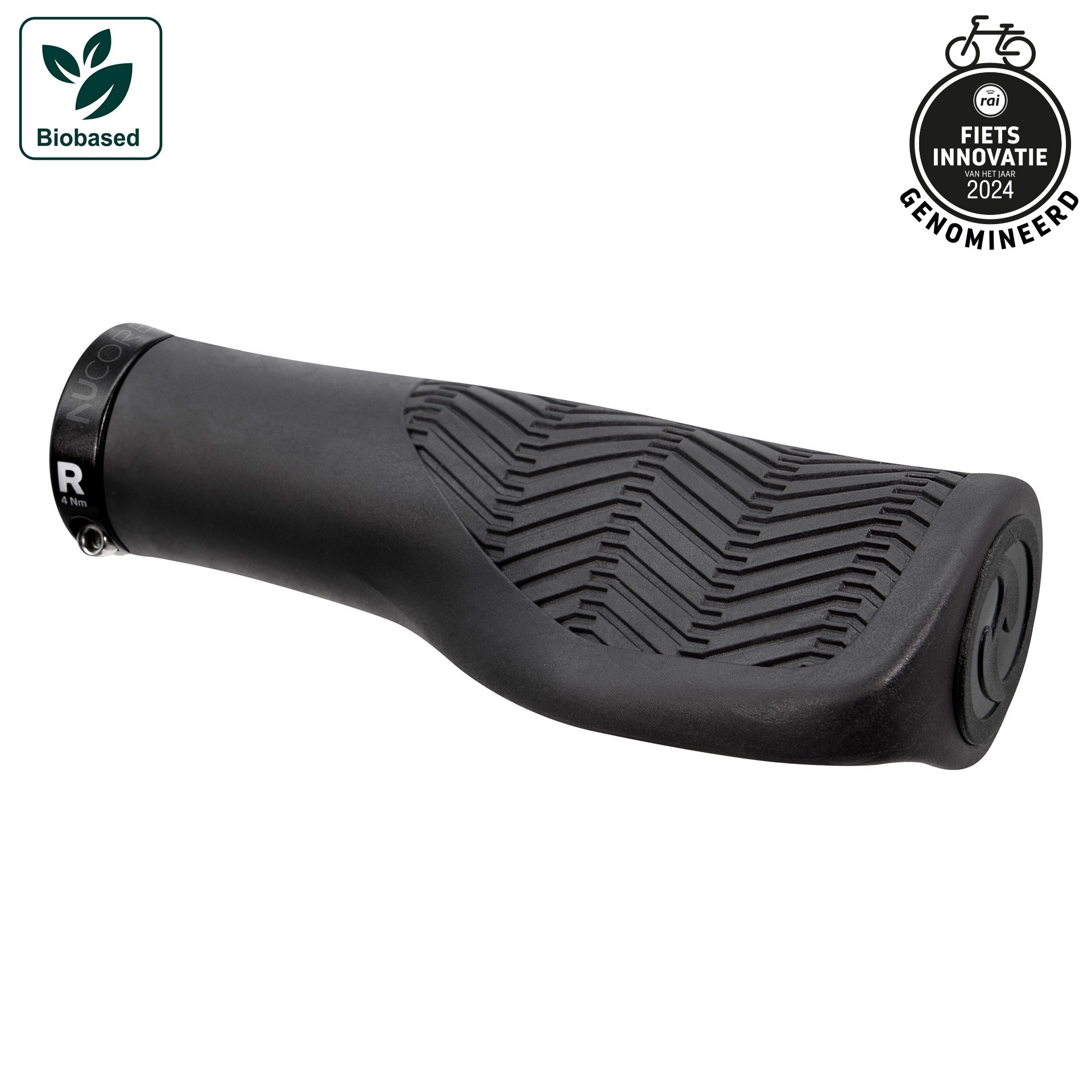 Herrmans handvatset nucore town wave 130 130mm zwart
