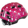 Polisport Junigoud Bicycle Helmet S 52-56 cm Love con luce a LED