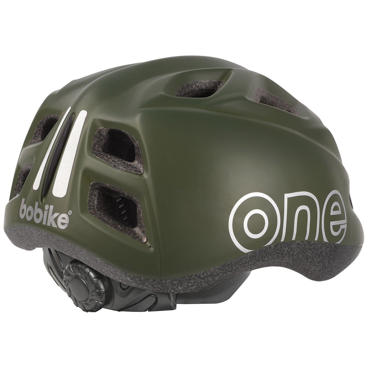 Casco infantil S 52-56cm Bobike One Plus Olive Groen Mat