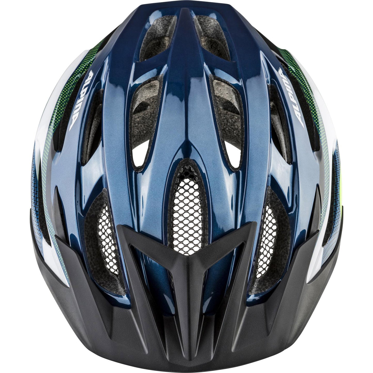 Olympic sportswear alpina sports mtb helm mtb17 58-61 glans donkerblauw neon