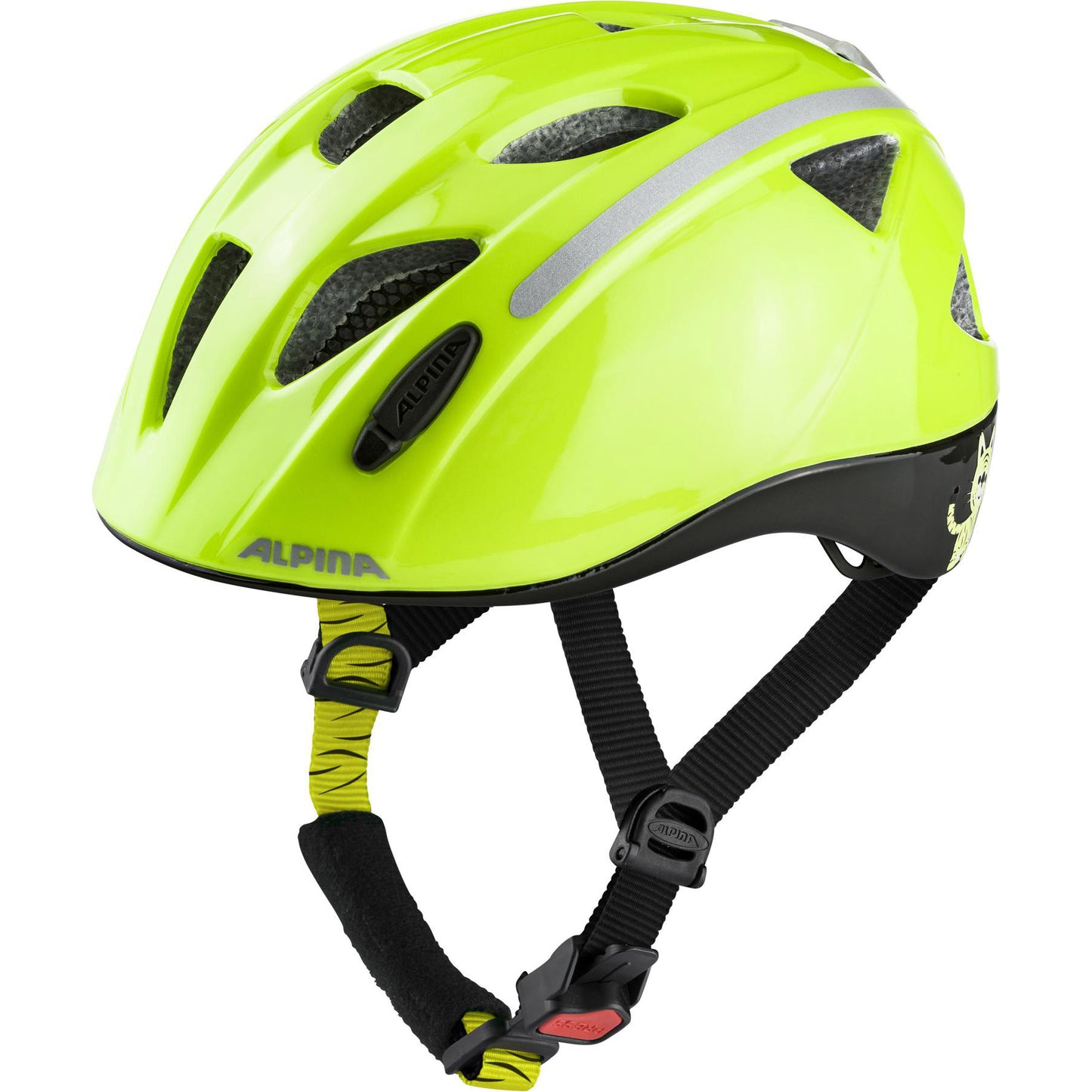 Olympic Sportswear Alpina Sports Kinderhelm Ximo Flash será visible 45-49 Gloss