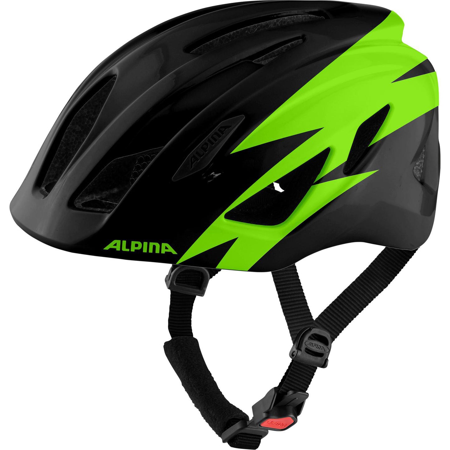 Sports di abbigliamento sportivo olimpico kinderhelm pico 50-55 gloss nero verde