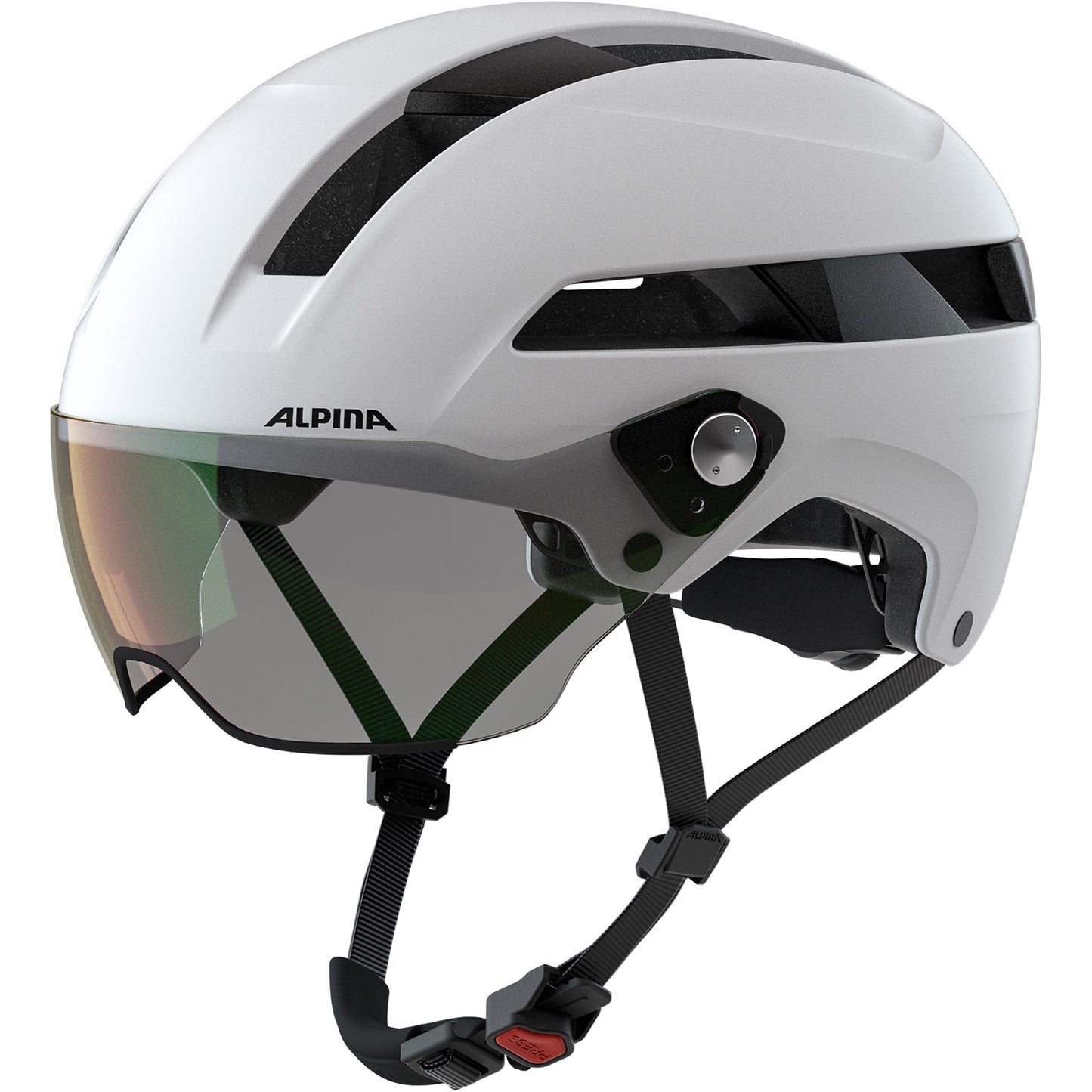 Olympic sportswear alpina sports urban helm soho visor v 55-59 mat wit