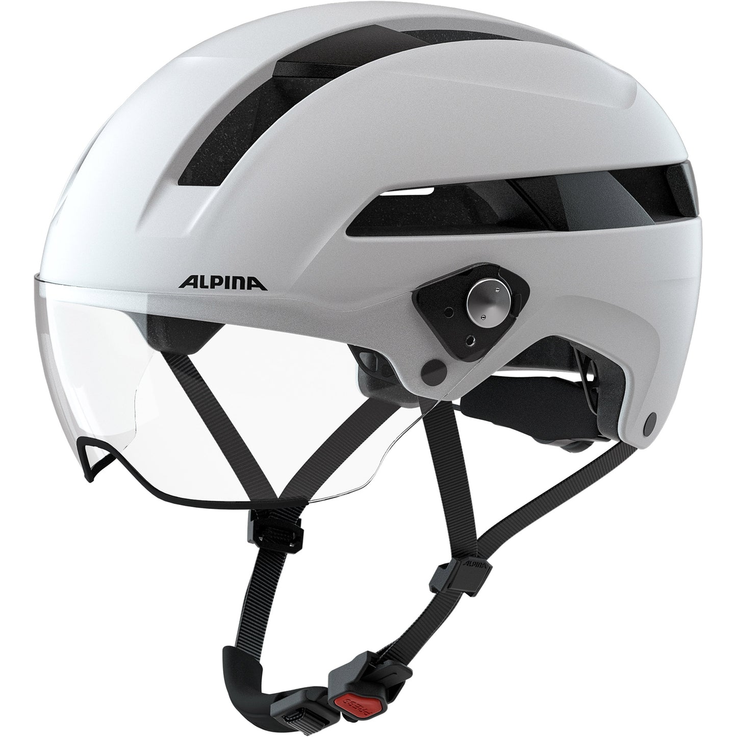 Olympic sportswear alpina sports urban helm soho visor 51-56 mat wit