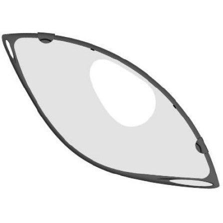 Jas Protector 28 Linea con agujero de freno de ranura negro