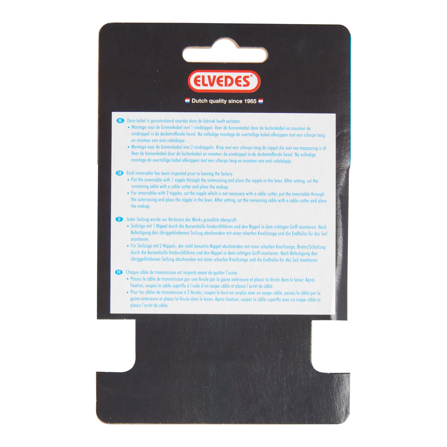 Elvedes Schakel Binnenkabel 3000 mm de acero inoxidable Ø1.1 mm Sram Nippel (en el mapa)