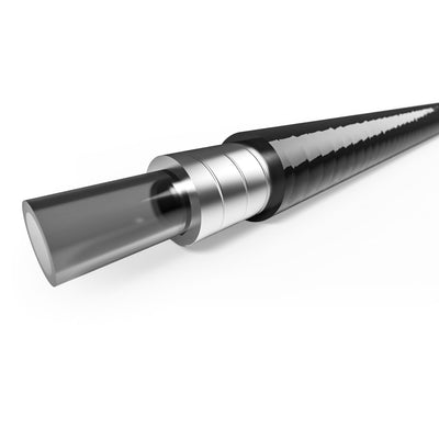 REM Elvedes de cable externo con revestimiento Ø5.0 mm 10 metros - negro (rollo)