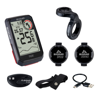 Sigma ROX 4.0 GPS SW HR Starther Hod Cad Snelh Sent Monte superiore SET