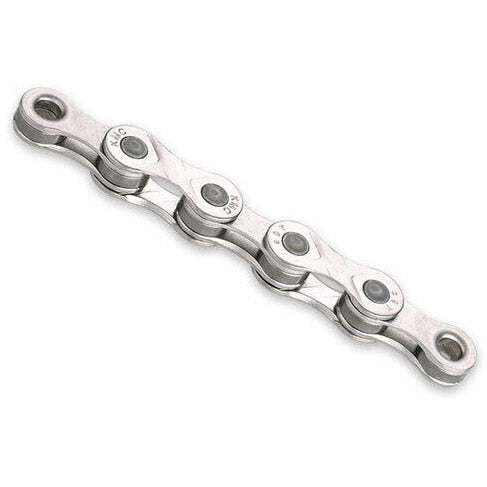 Cadena de bicicleta de plata KMC E9 1 2x11 128 - 122 enlaces
