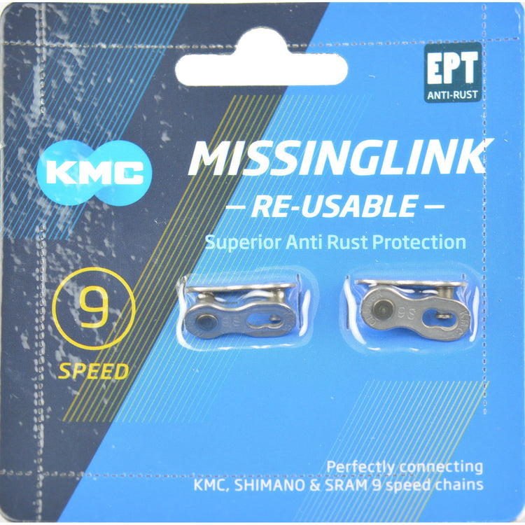 Link de cadena KMC X9 1 2x11 128 - Plata