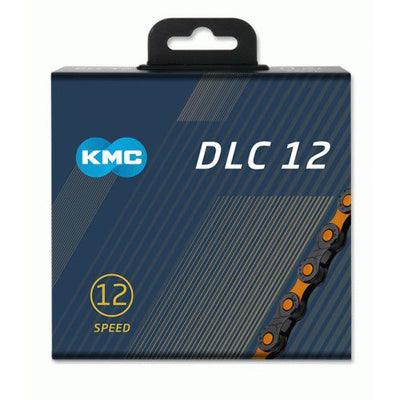 KMC Fietsketting DLC 12 126 schakels - OranjeZwart (272g)