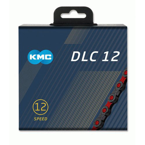 KMC Bicycle Chain DLC 12 126 Schakels - Rosso Nero - 272G